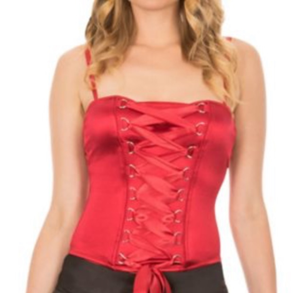 Front lace up corset XL
